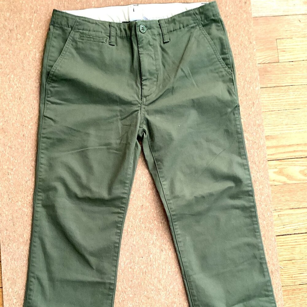 Boys Size 10 Husky Fit, Green Pants, Gap Kids